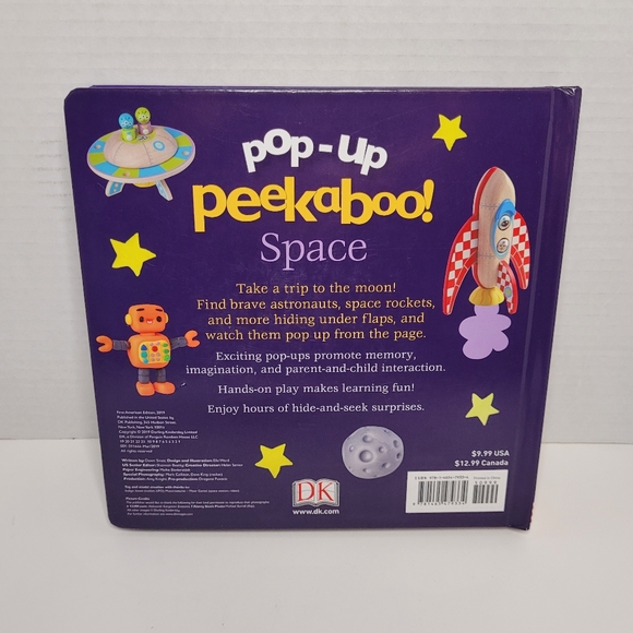 Pop-Up Peekaboo Space Children's Book - Picture 4 of 8